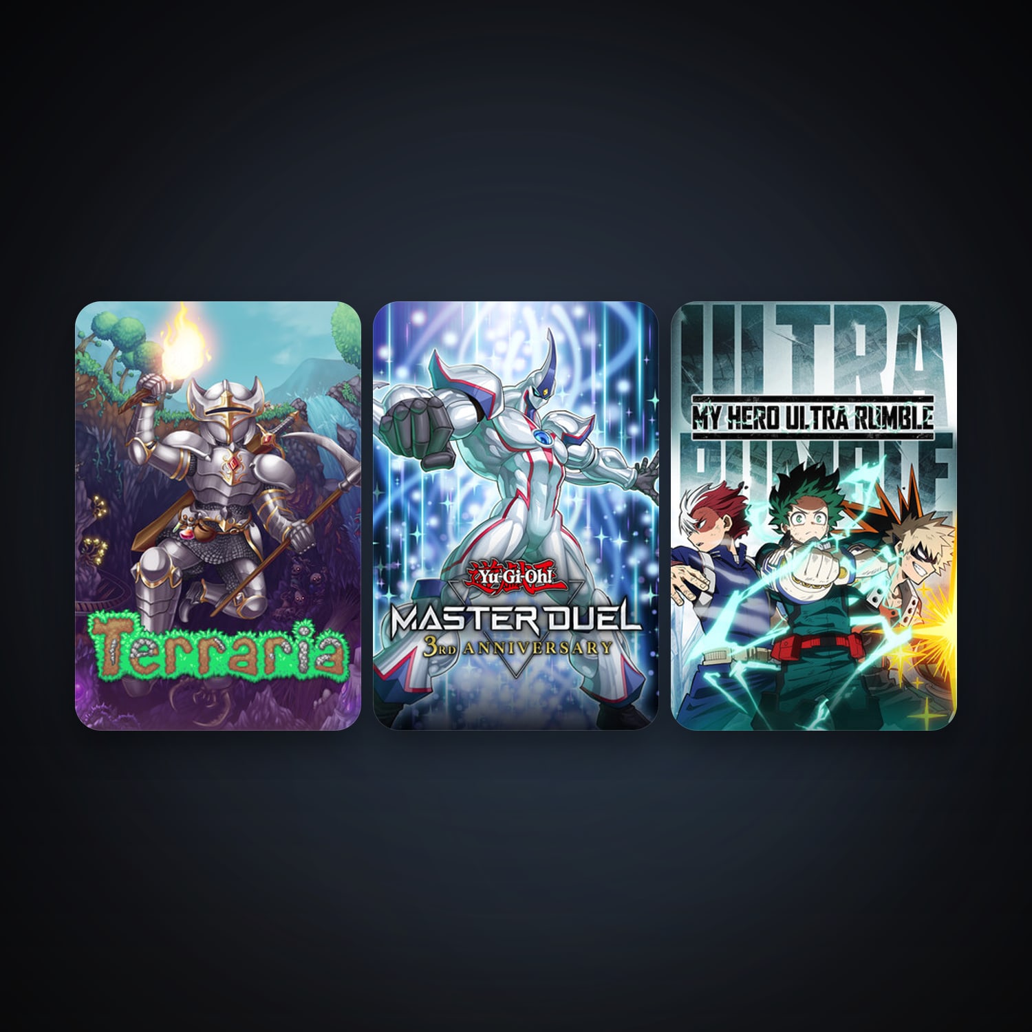 Terraria + Yu-Gi-Oh! Master Duel, 4 games, clean — HabibiAccounts