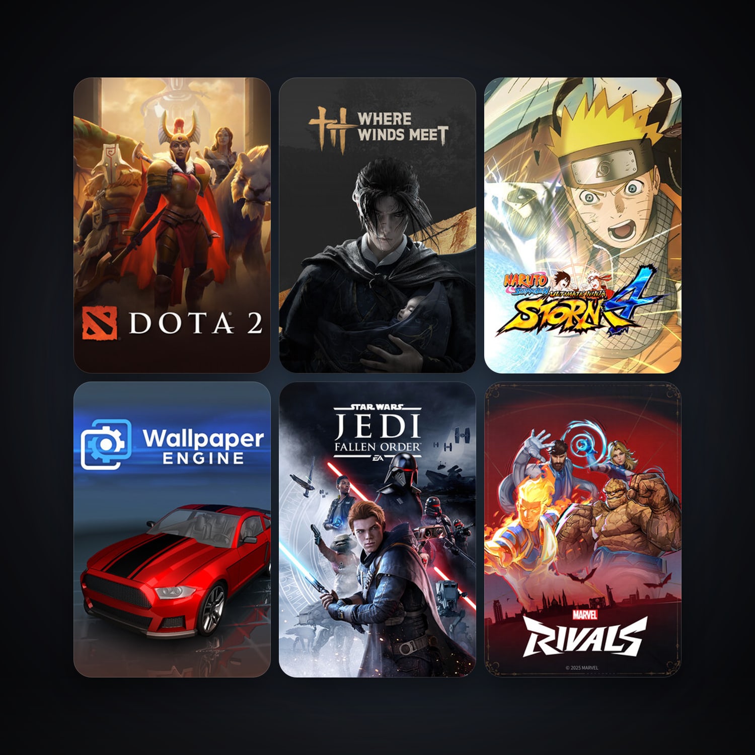 Dota 2 + NARUTO SHIPPUDEN: Ultimate Ninja STORM 4, 35 games, clean — HabibiAccounts