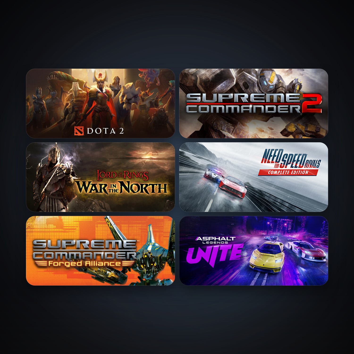 Dota 2 + Supreme Commander: Forged Alliance, 9 games, clean — HabibiAccounts