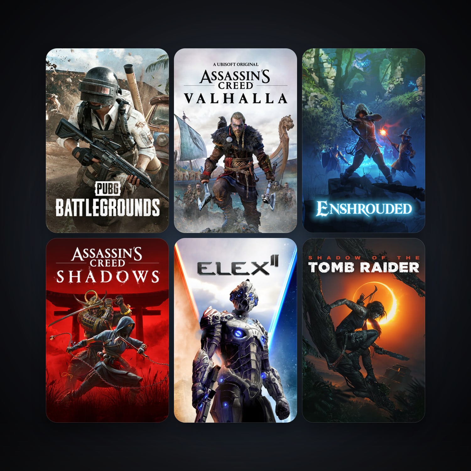 PUBG: BATTLEGROUNDS + Shadow of the Tomb Raider, 11 games, clean — HabibiAccounts
