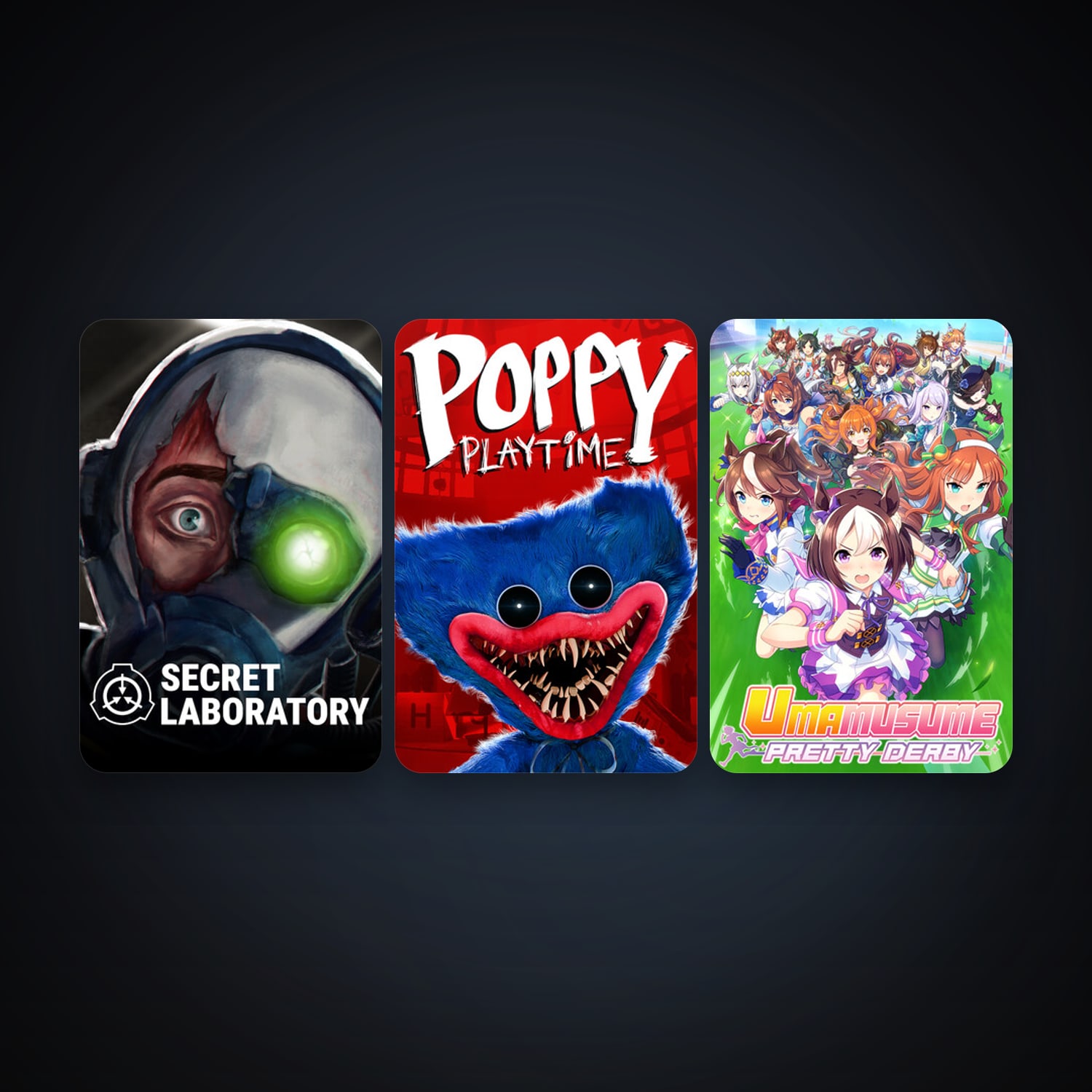 SCP: Secret Laboratory + Poppy Playtime, 10 games, clean — HabibiAccounts