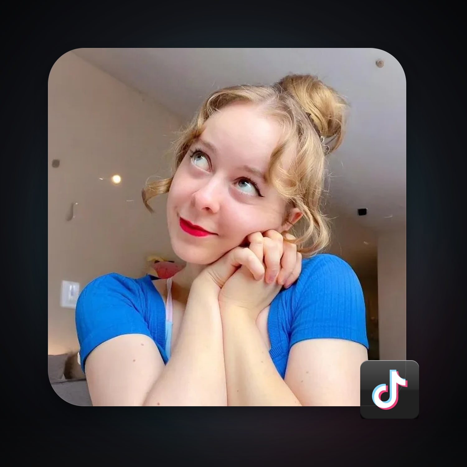 TikTok account — 350 followers — 2.1K likes, since 2019 — HabibiAccounts