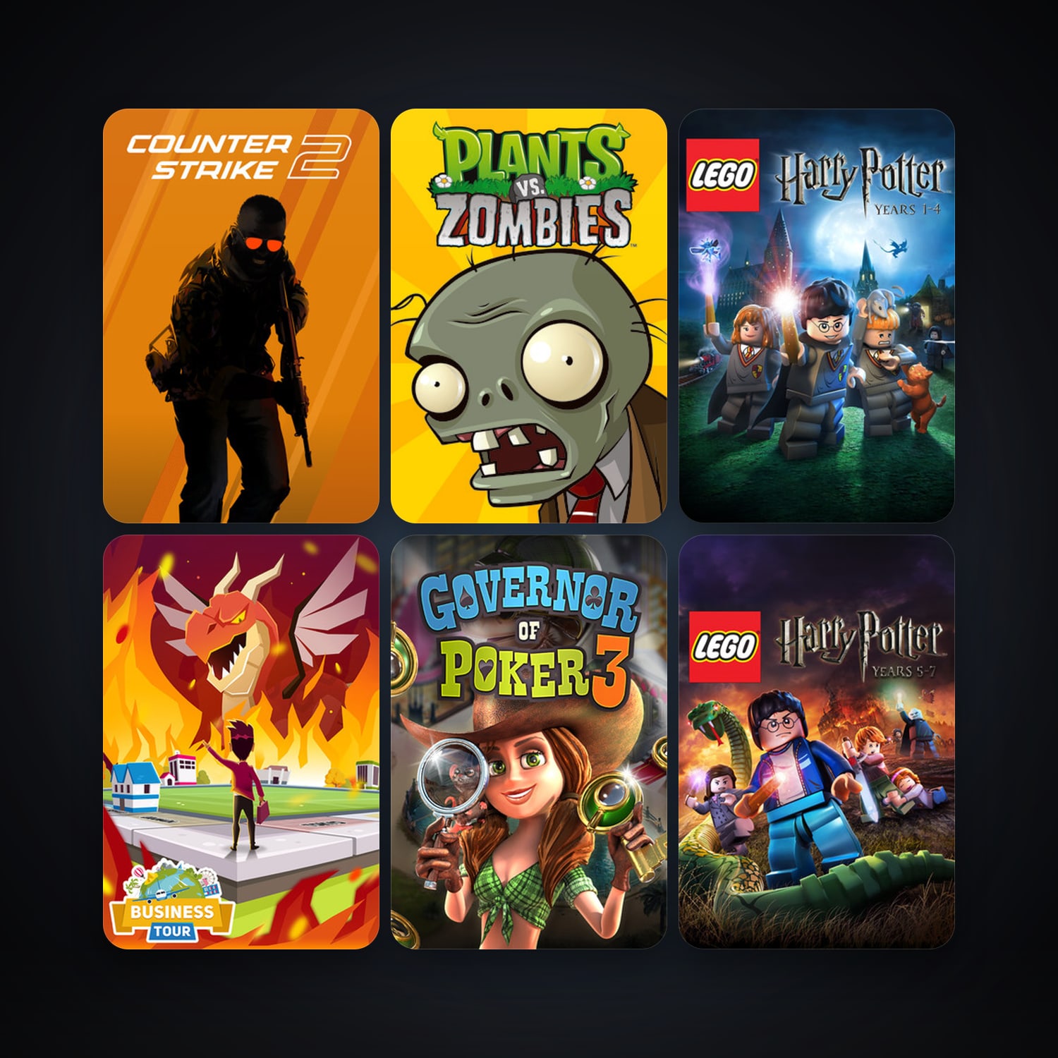 CS2 Prime + Plants vs. Zombies GOTY Edition, 12 games, clean — HabibiAccounts