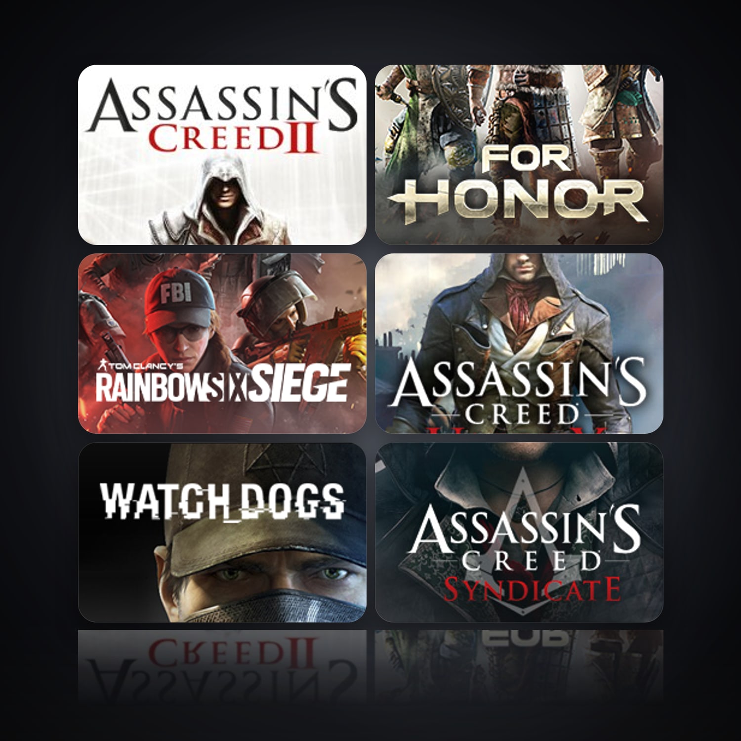 Assassin's Creed II & For Honor | 12 Games — HabibiAccounts