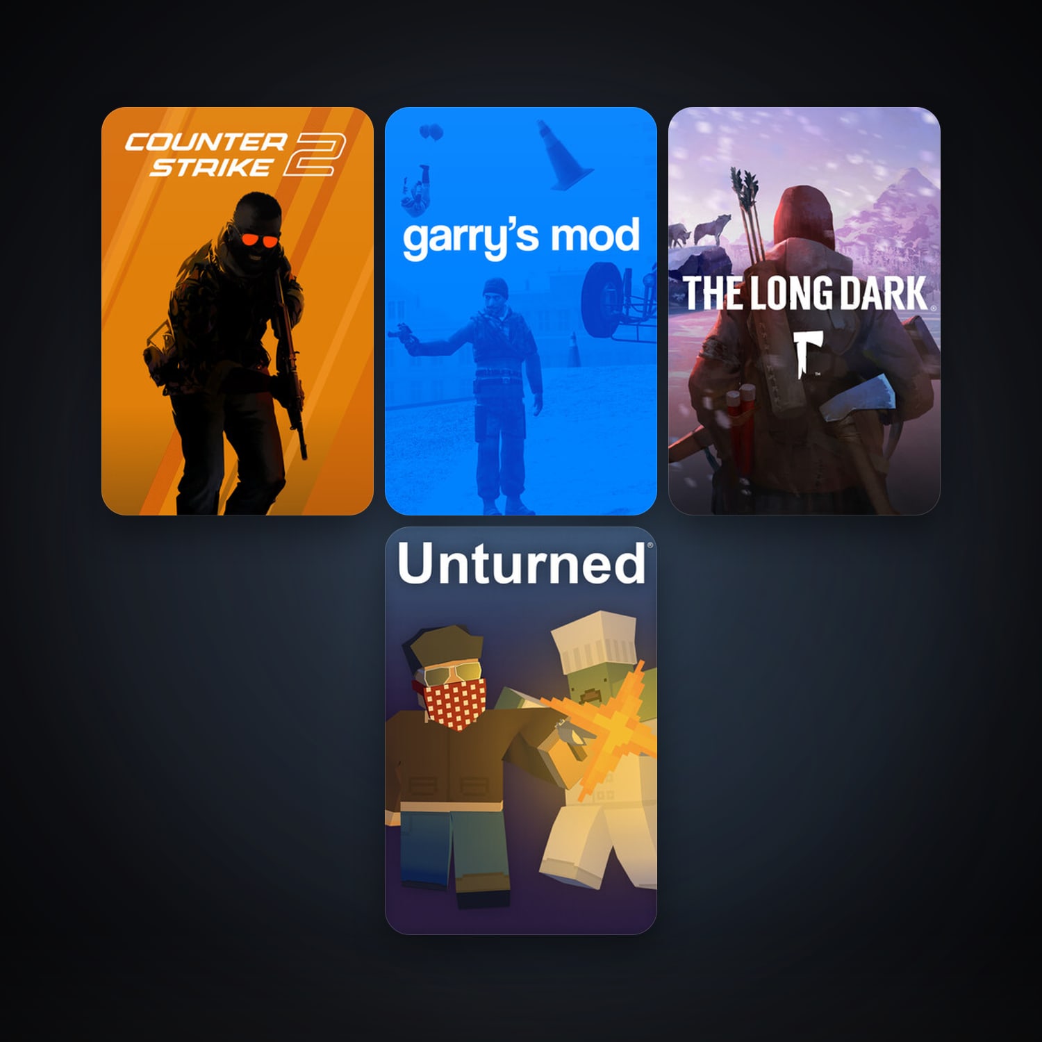 CS2 Prime + Garry's Mod, 4 games, clean — HabibiAccounts
