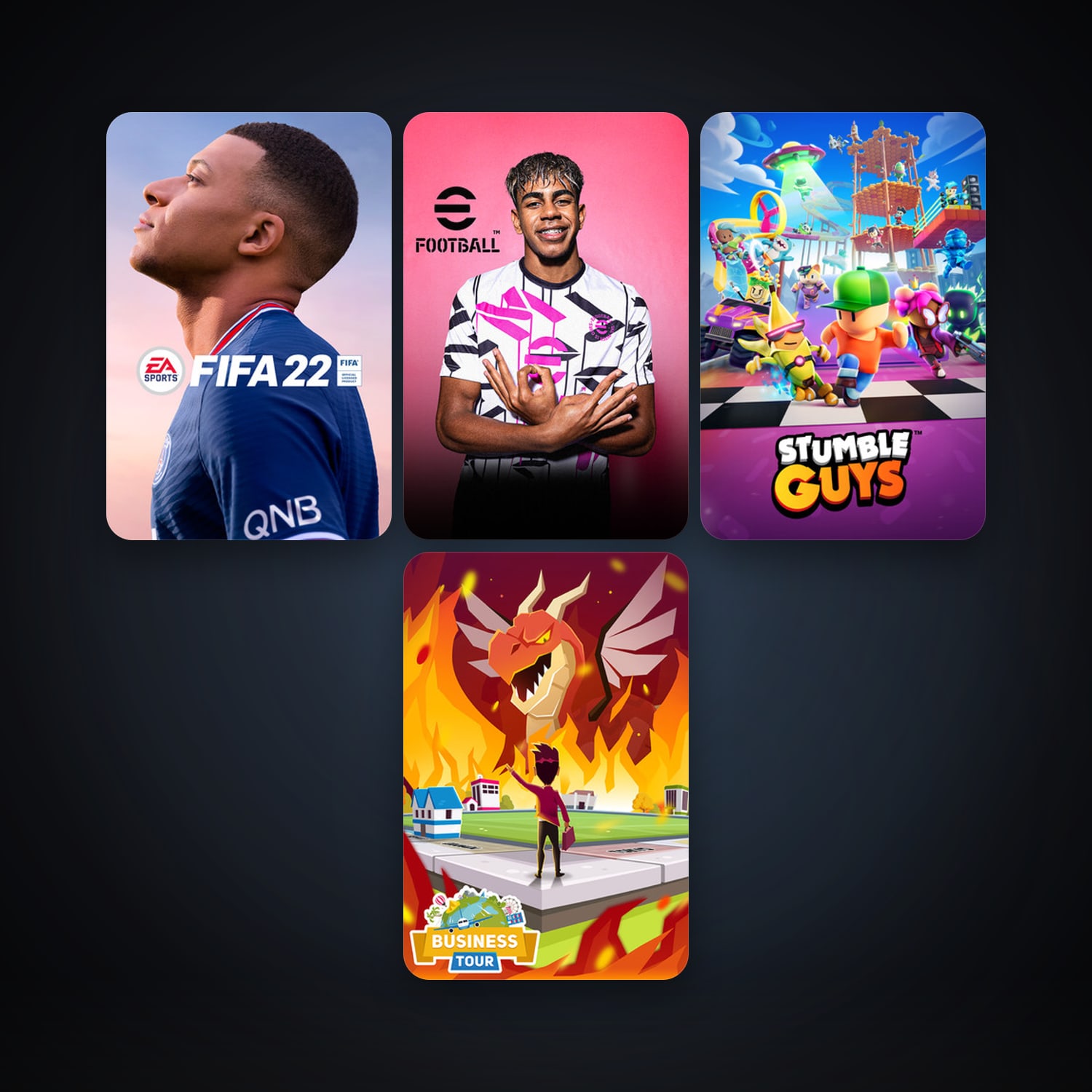 هالحساب ستيم فلين، Caliber وBusiness Tour - Board Game with Online Multiplayer، 5 لعبة، صامد واضح — HabibiAccounts