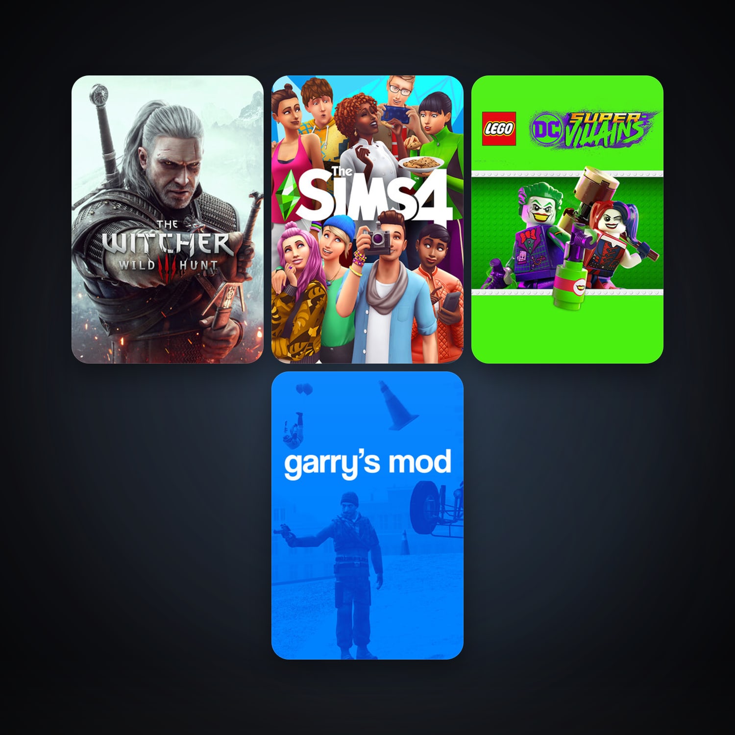 Garry's Mod + The Witcher 3: Wild Hunt, 5 games, clean — HabibiAccounts