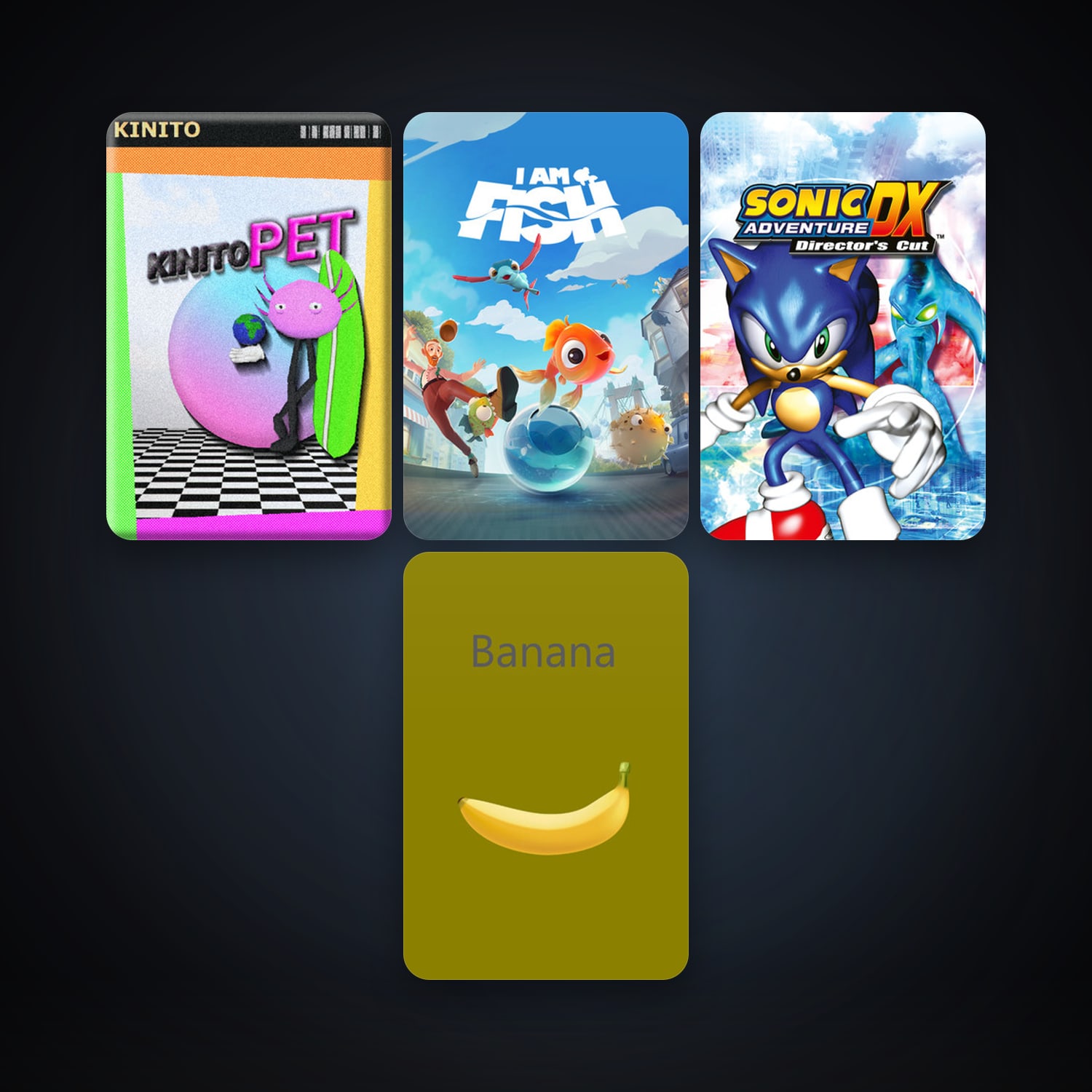 Sonic Adventure DX + I Am Fish, 8 games, clean — HabibiAccounts