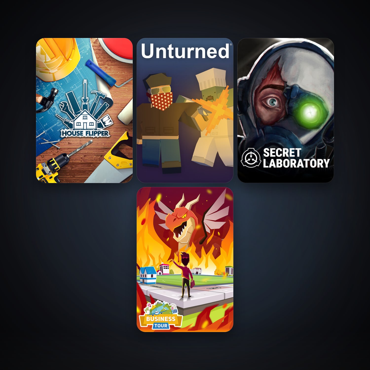 Unturned + Business Tour - Board Game with Online Multiplayer, 6 games, clean — HabibiAccounts