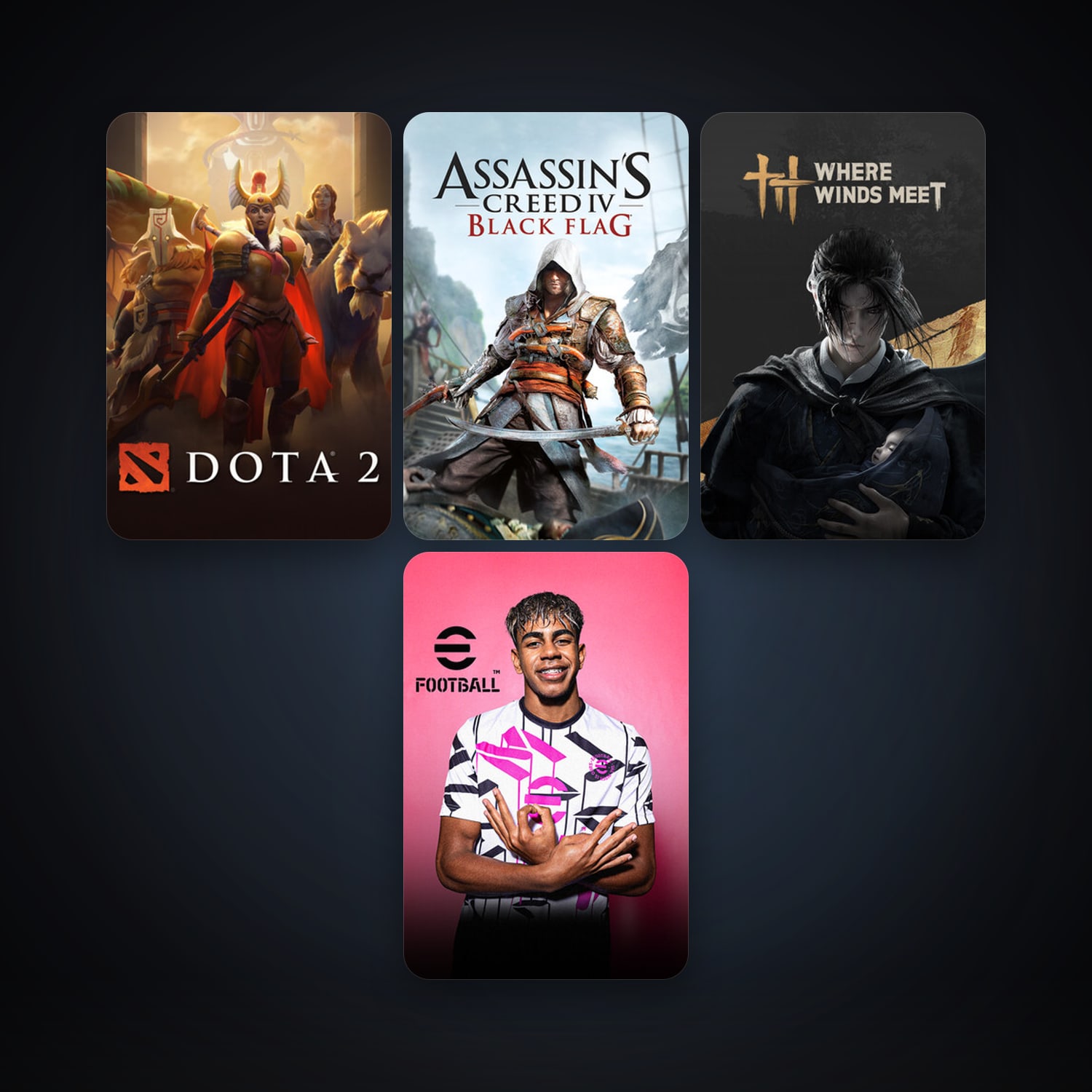 Dota 2 + Tom Clancy's Ghost Recon: Future Soldier, 5 games, clean — HabibiAccounts