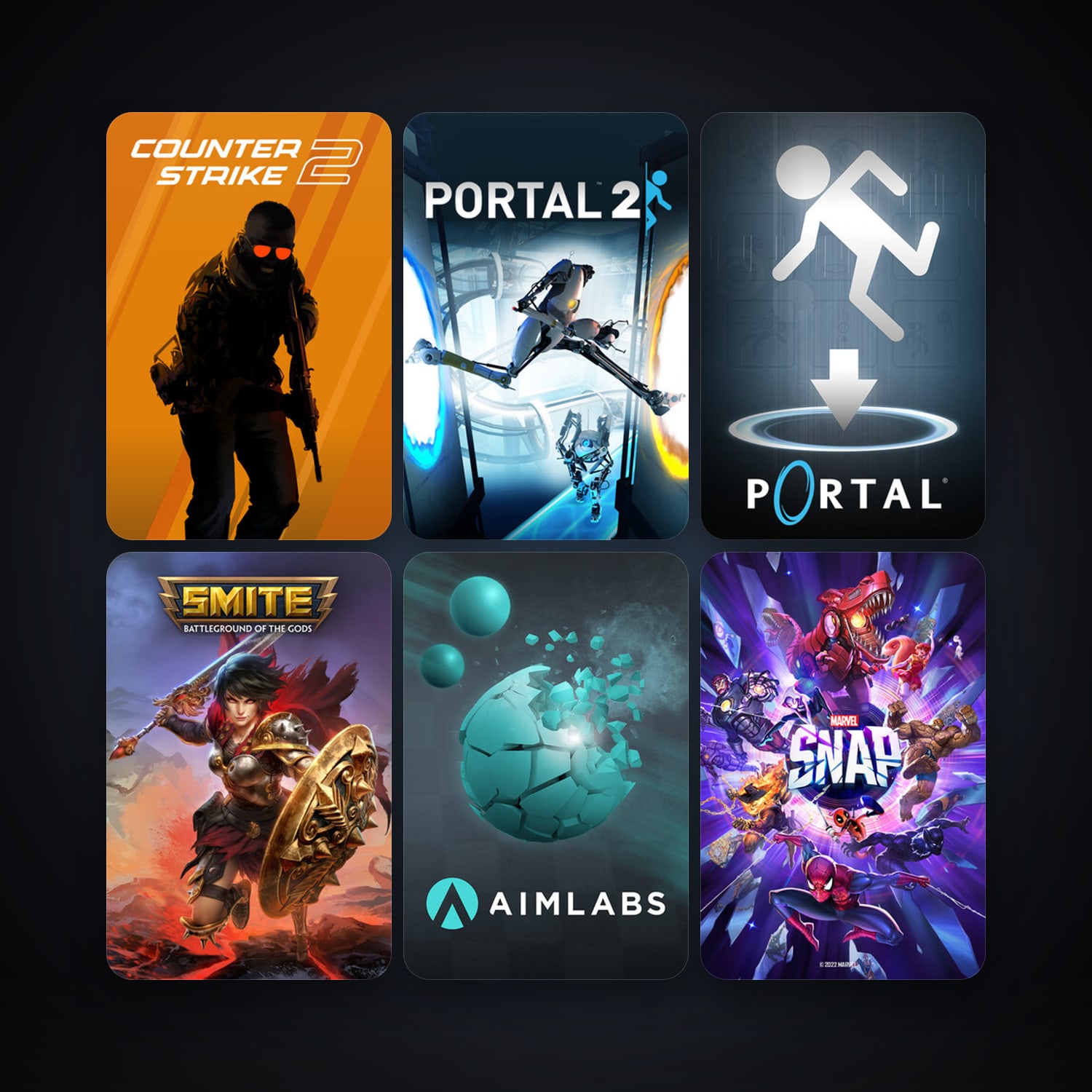 Portal + Portal 2, 8 games, clean — HabibiAccounts