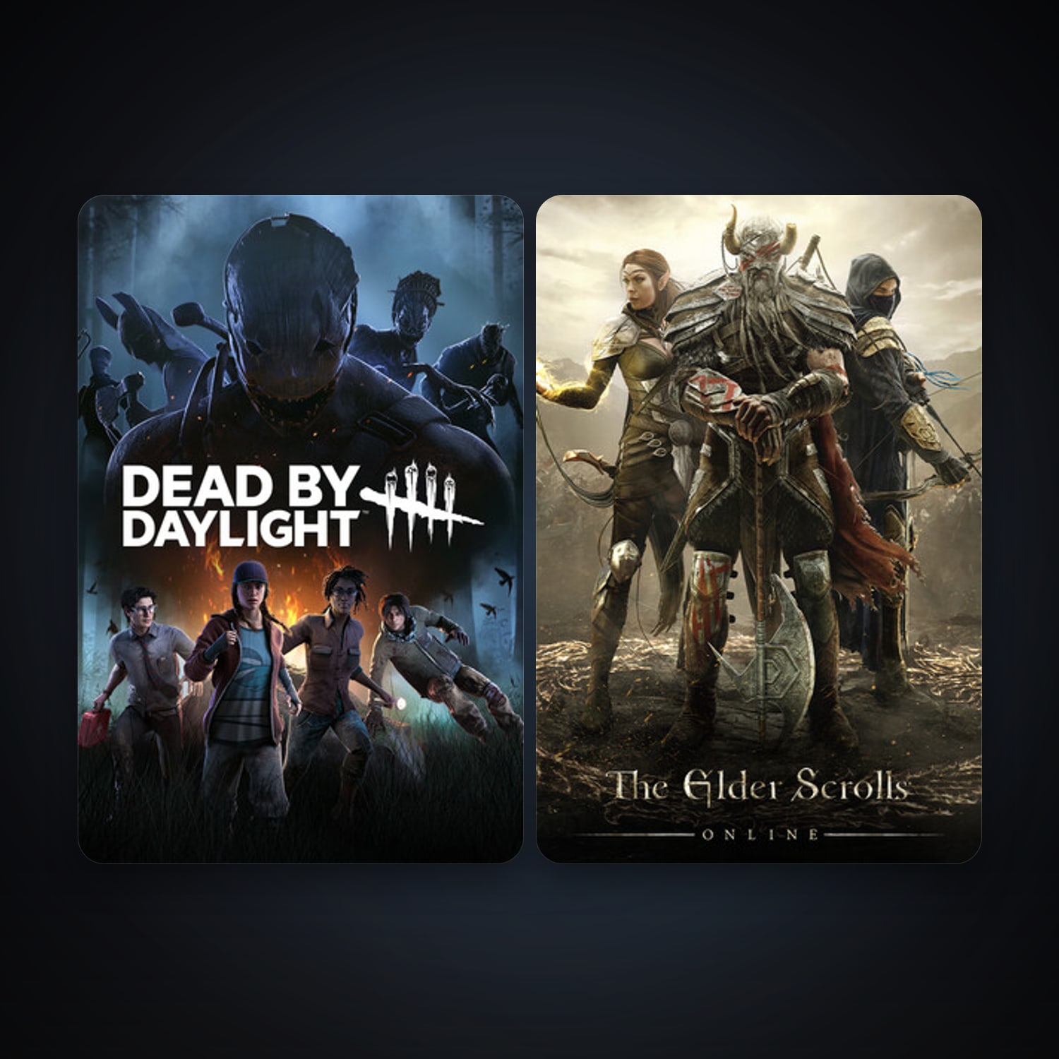The Elder Scrolls Online + Dead by Daylight, 2 games, clean — HabibiAccounts