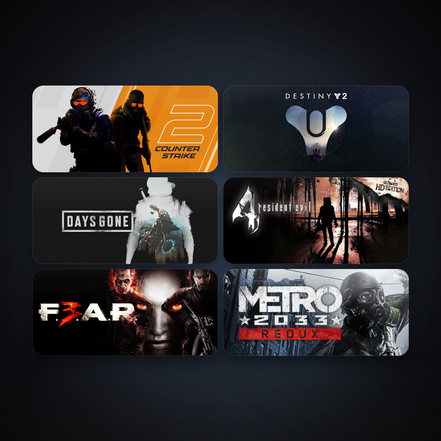 CS2 Prime + F.E.A.R. 3, 11 games, clean — HabibiAccounts