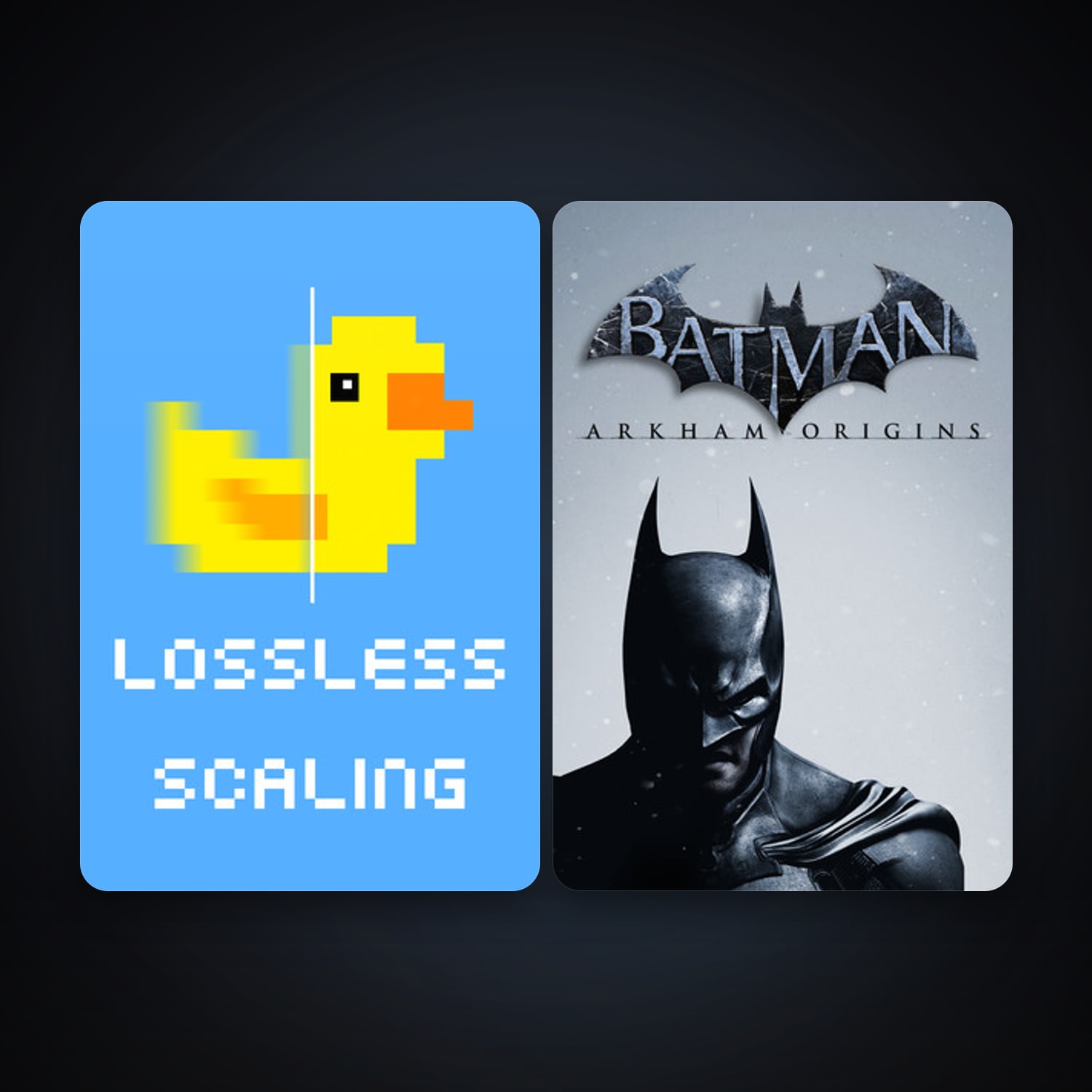 Batman: Arkham Origins + Lossless Scaling, 2 games, clean — HabibiAccounts