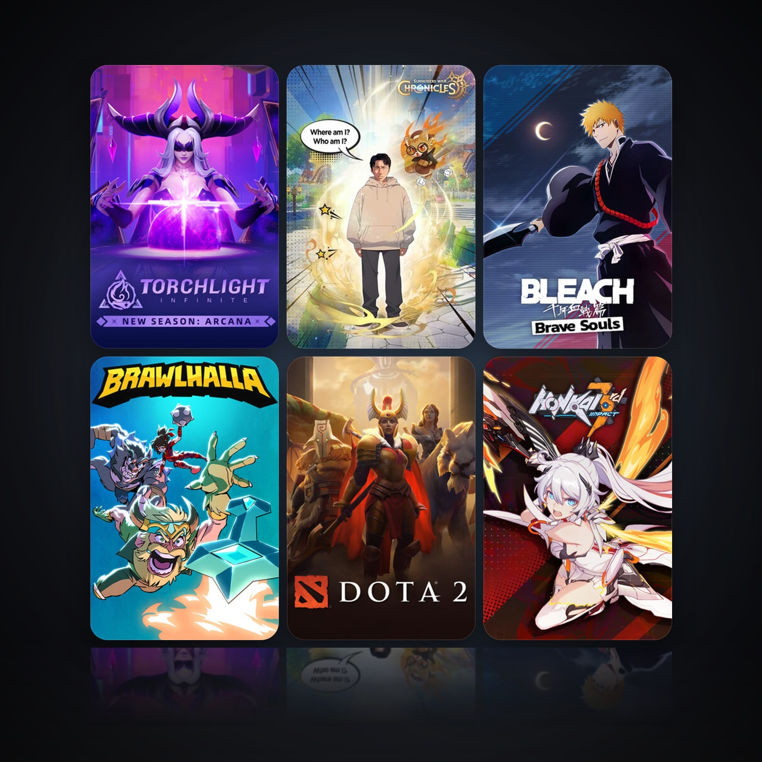 Torchlight: Infinite & Summoners War: Chronicles | 12 Games | Clean — HabibiAccounts