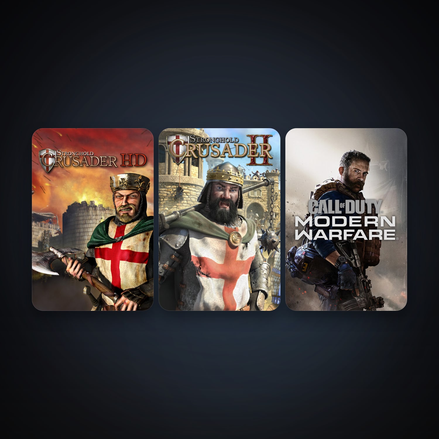 Stronghold Crusader HD + Stronghold Crusader 2, 7 games, clean — HabibiAccounts