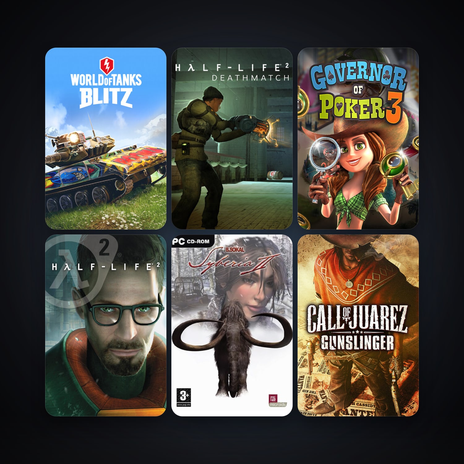 Half-Life 2 + Half-Life 2: Deathmatch, 19 games, clean — HabibiAccounts