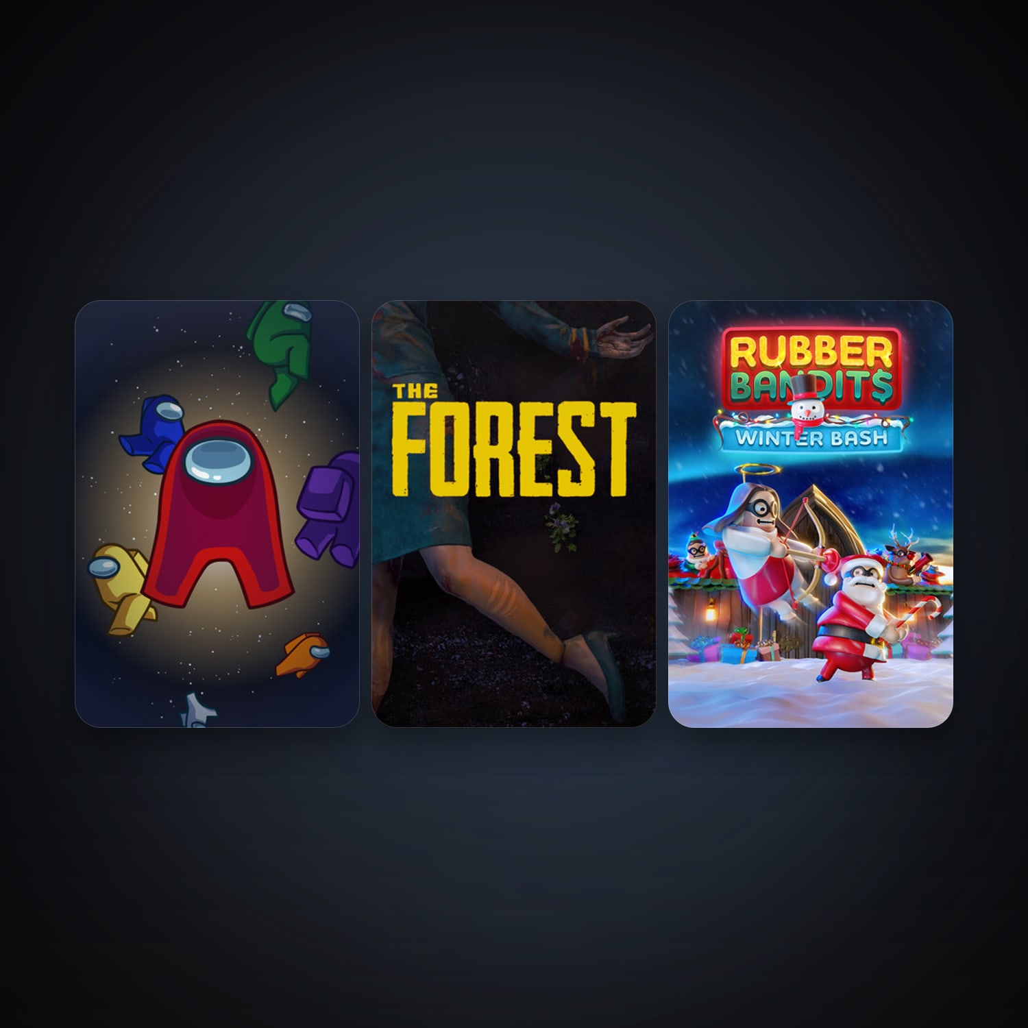 Steam account: The Forest + Among Us, 5 games, clean — HabibiAccounts