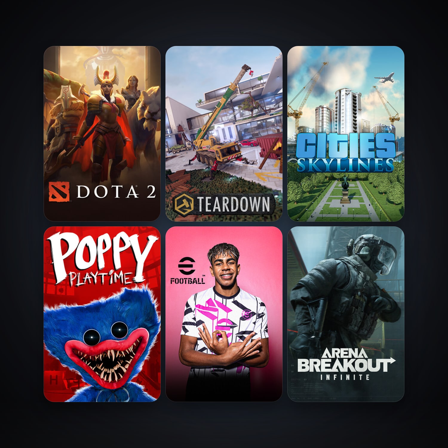 Dota 2 + Cities: Skylines, 31 games, clean — HabibiAccounts