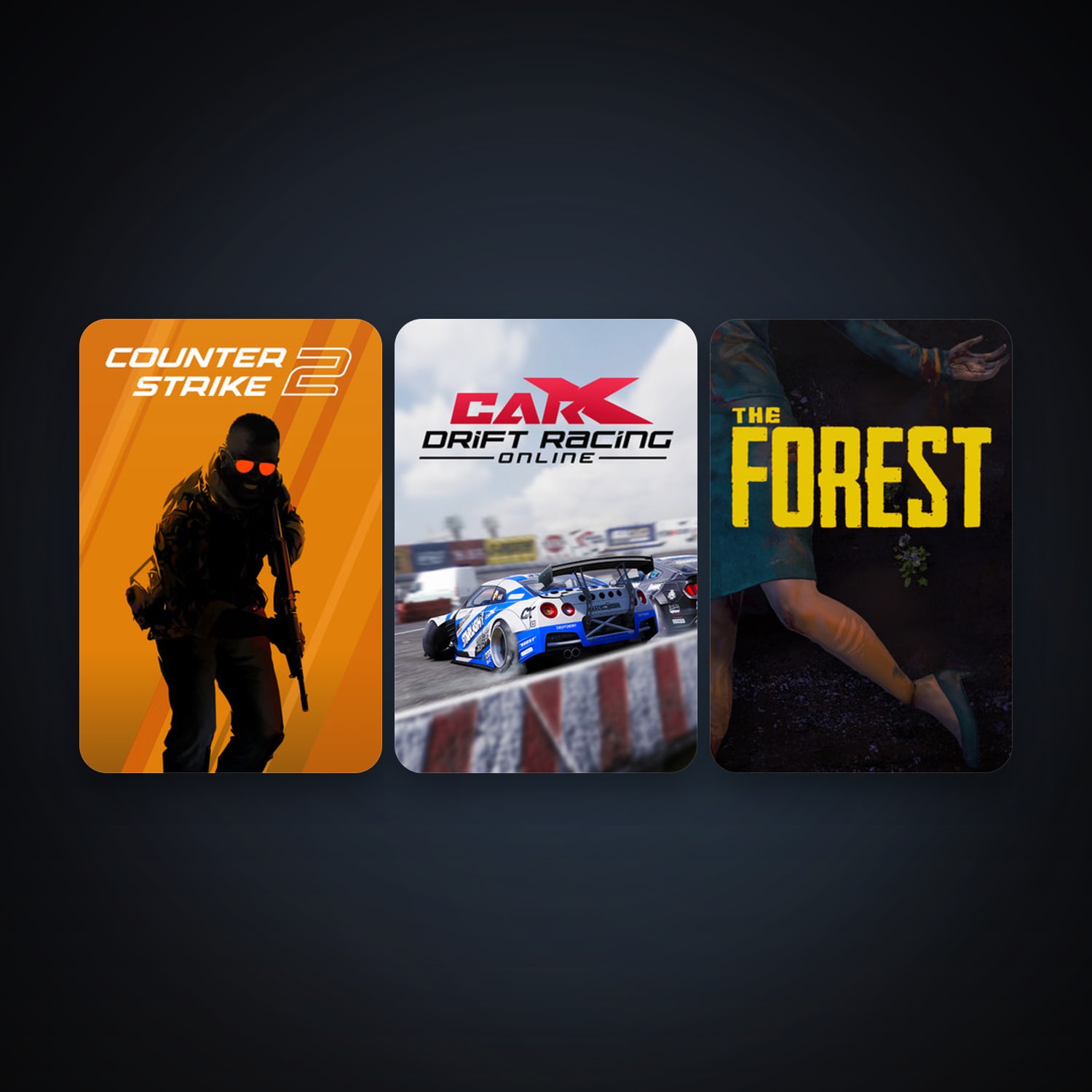 CS2 Prime + The Forest, 8 games, clean — HabibiAccounts
