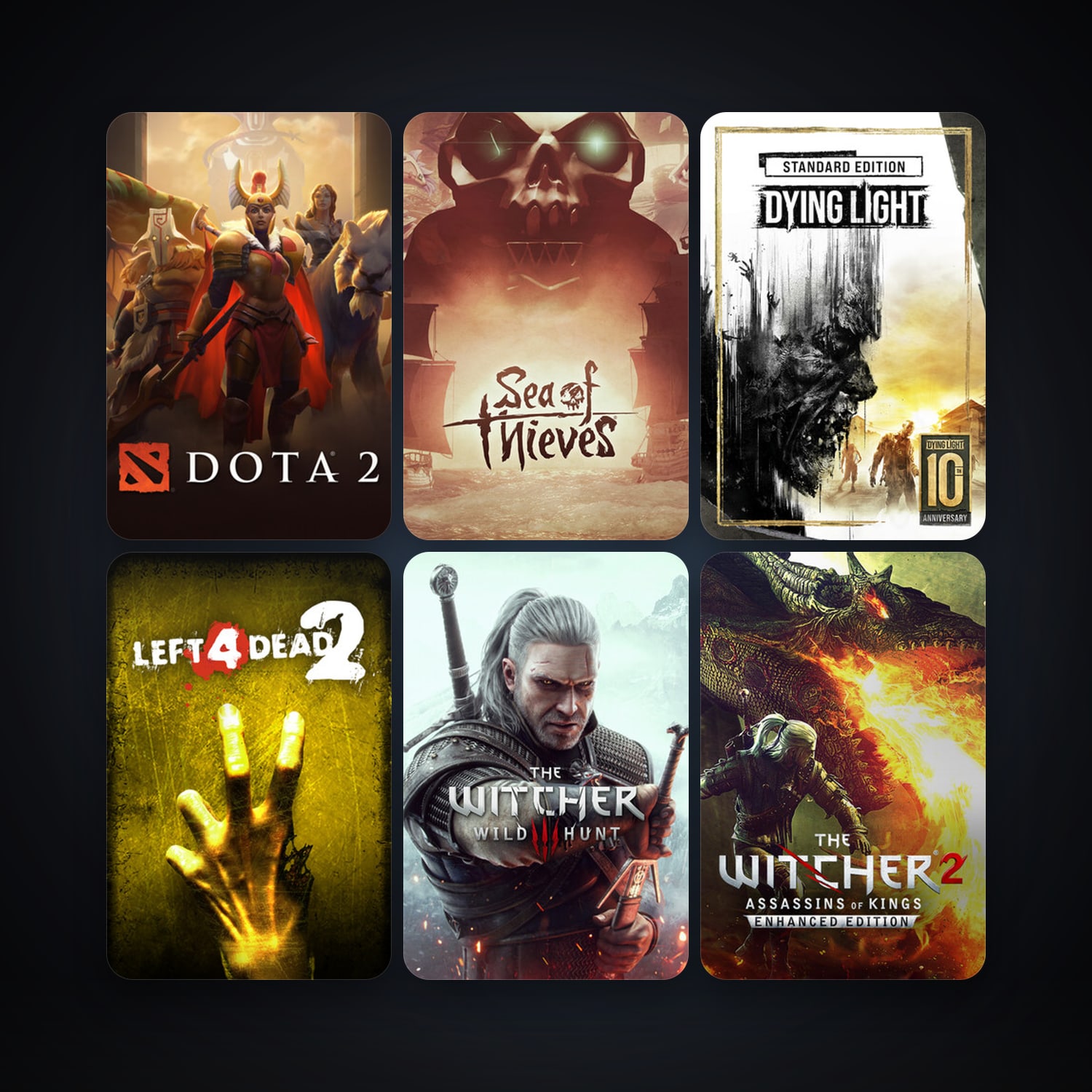 Left 4 Dead 2 + Dota 2, 9 games, clean — HabibiAccounts