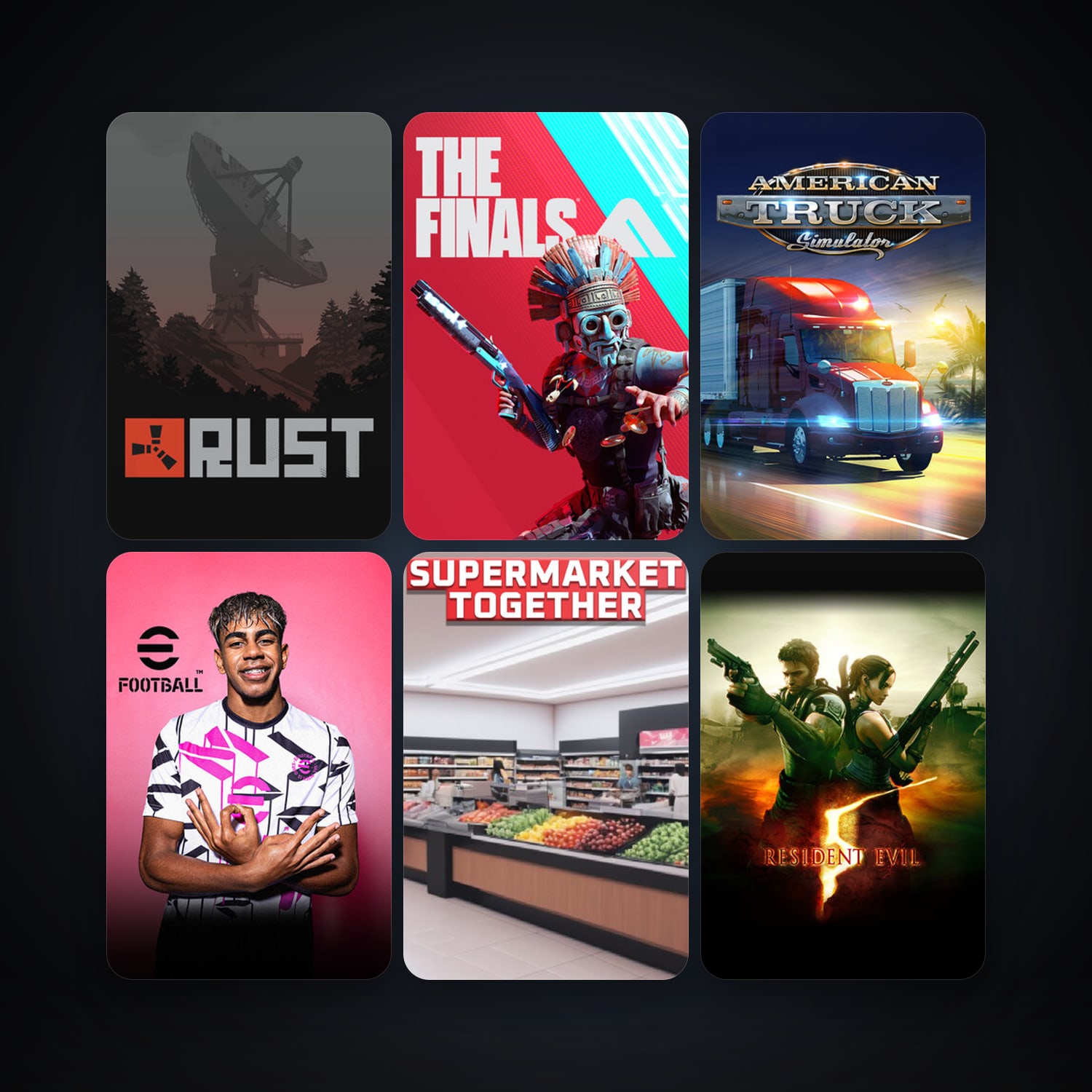 Resident Evil 5 + Assetto Corsa, 19 games, clean — HabibiAccounts