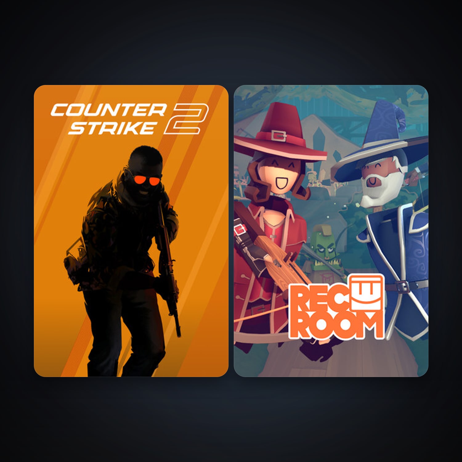 CS2 Prime + Rec Room, 3 games, clean — HabibiAccounts