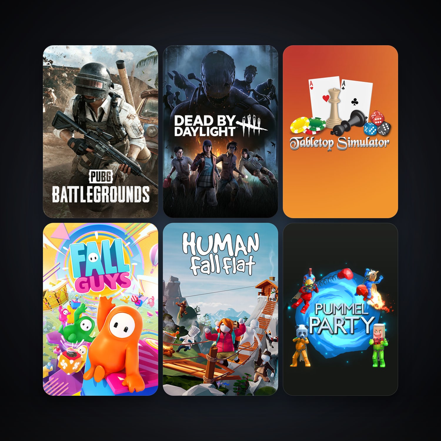 PUBG: BATTLEGROUNDS & Tabletop Simulator | 19 Games | Clean — HabibiAccounts