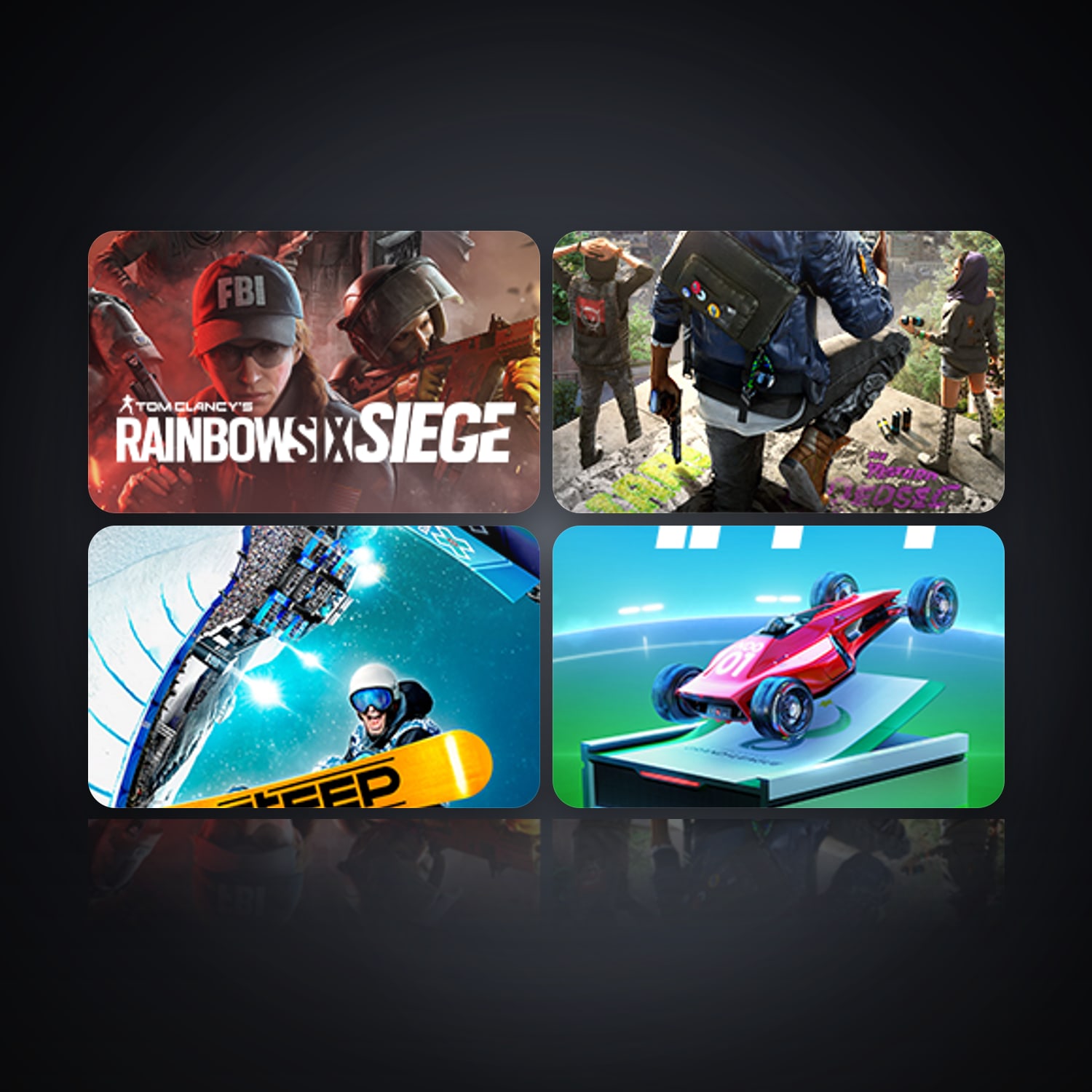 Tom Clancy's Rainbow Six Siege (External) & WATCH_DOGS 2 | 4 Games — HabibiAccounts