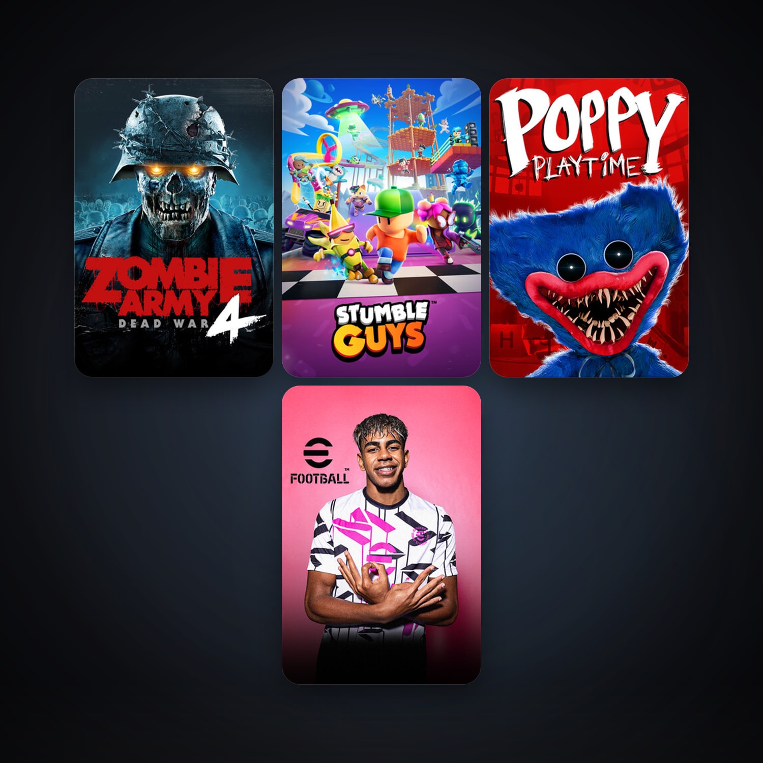 Zombie Army 4: Dead War + eFootball 2024, 5 games, clean — HabibiAccounts