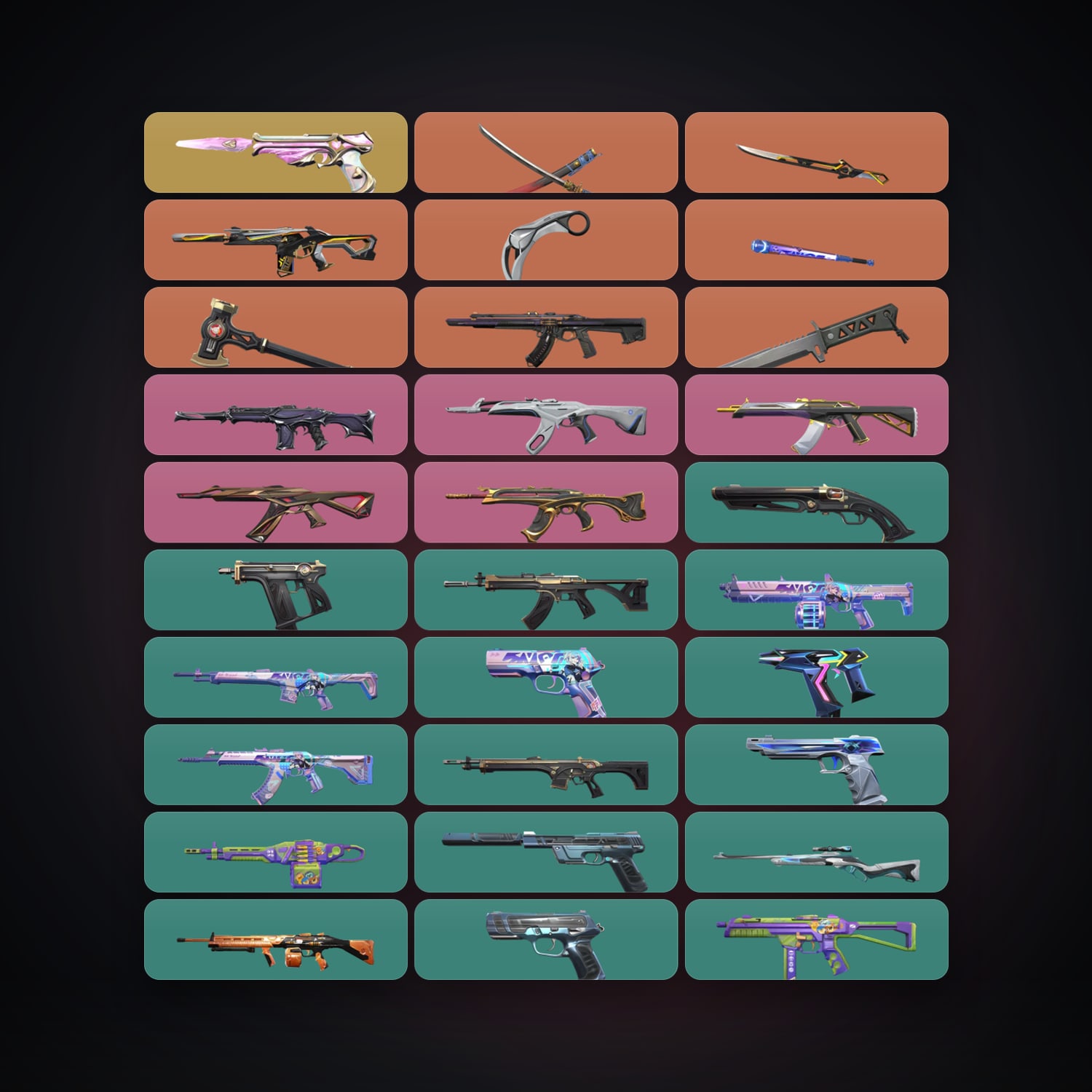 EU Gold 2 locker — 6 knives, 42 skins, lvl 156 — HabibiAccounts
