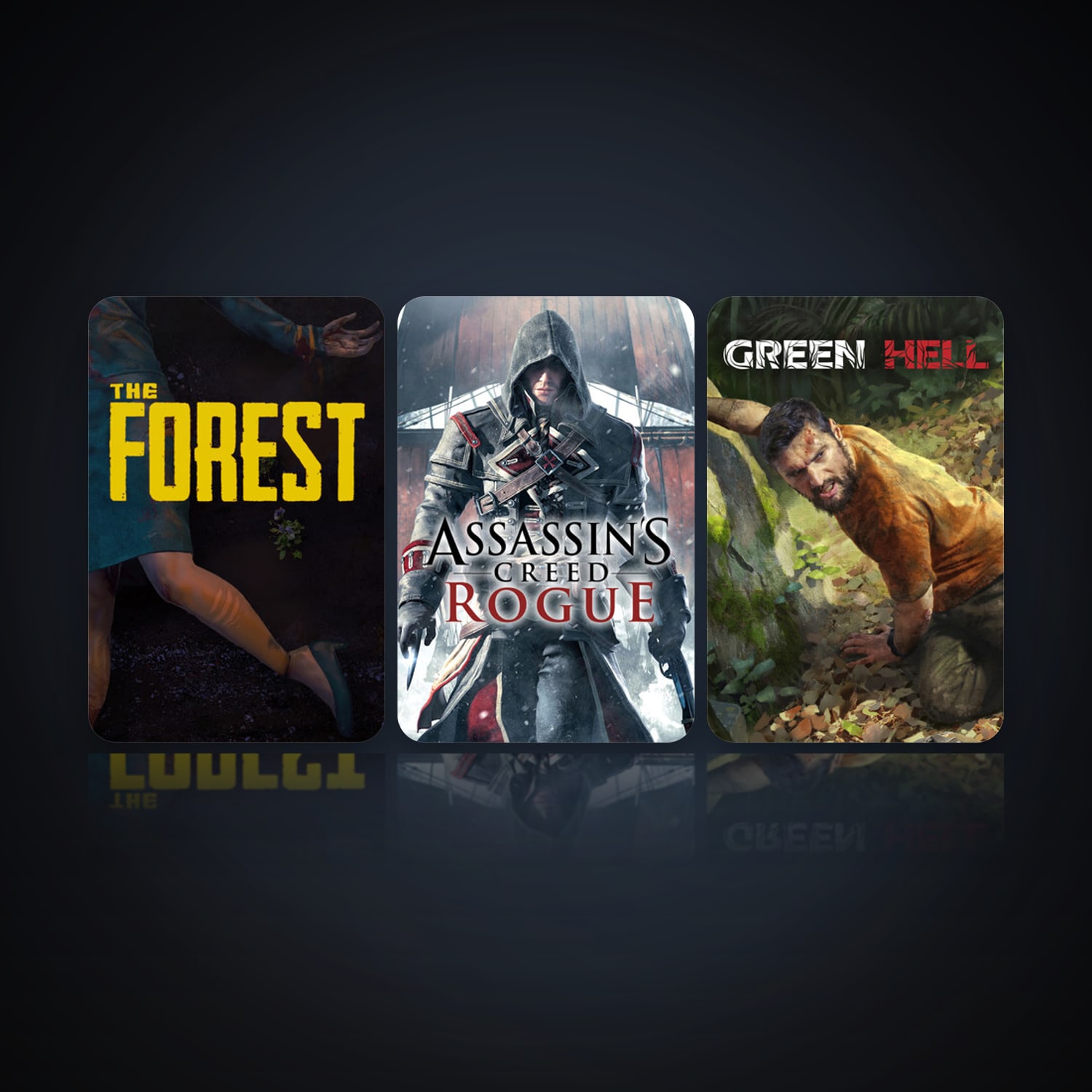 The Forest & Assassin’s Creed Rogue | Clean — HabibiAccounts