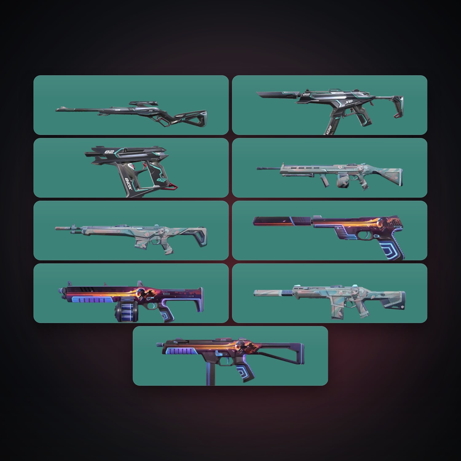LA locker — 9 skins, lvl 29 — HabibiAccounts