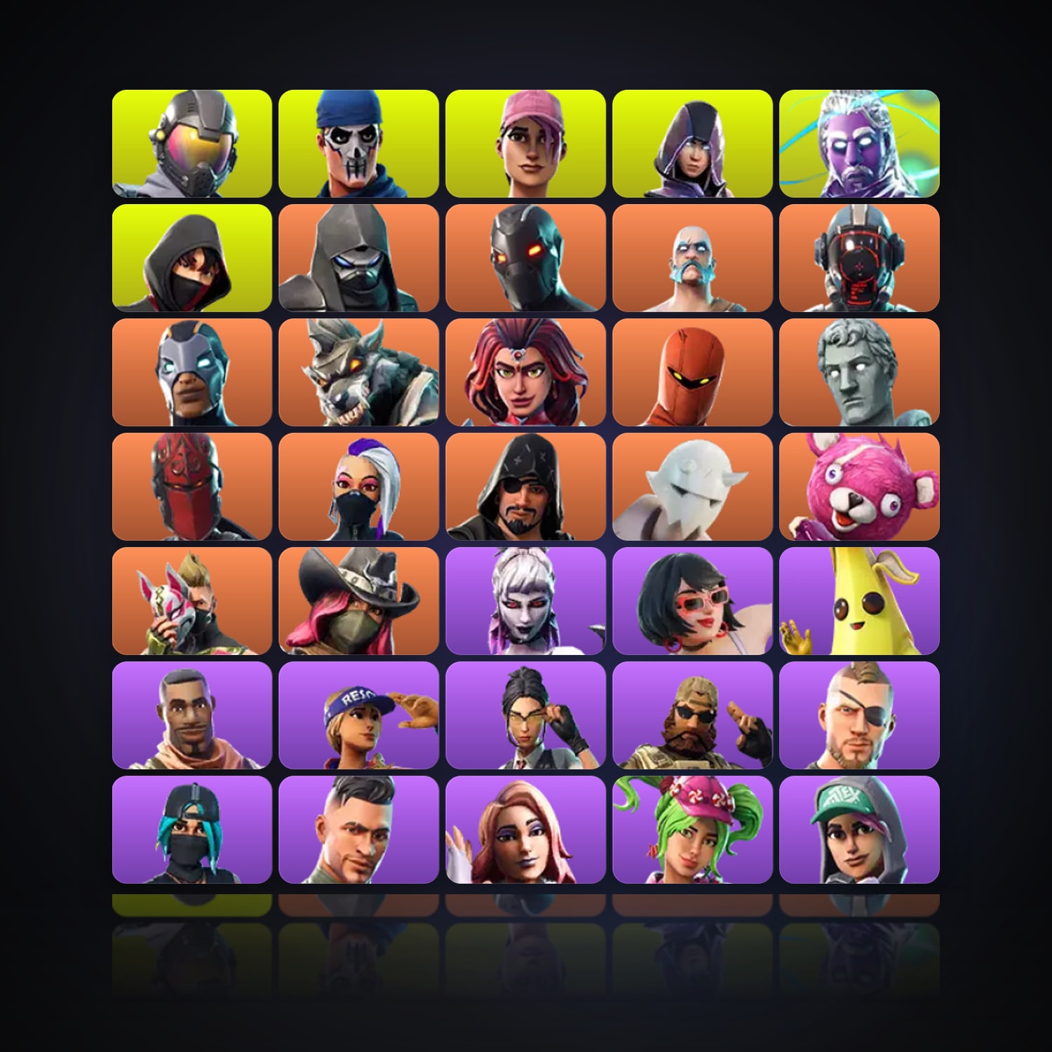 Fortnite | 49 Skins | 350 V-Bucks | Level 465 | 85 Wins — HabibiAccounts