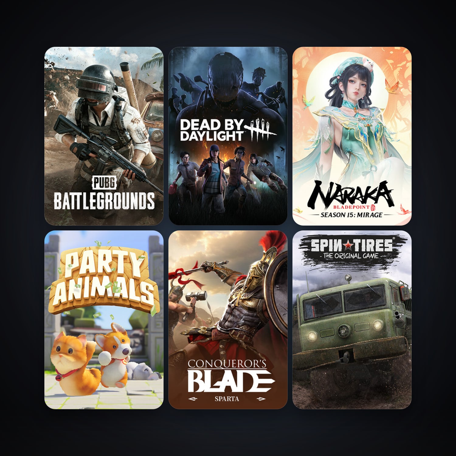 SPINTIRES + Just Survive, 15 games, clean — HabibiAccounts