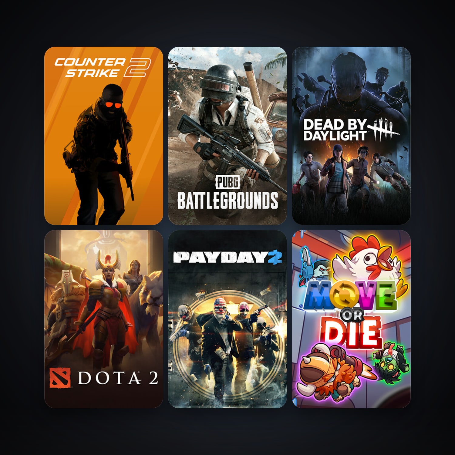 Dota 2 + CS2 Prime, 10 games, clean — HabibiAccounts