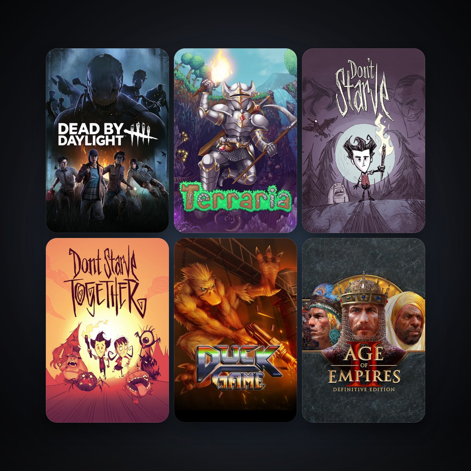 Terraria + Don't Starve, 24 games, clean — HabibiAccounts