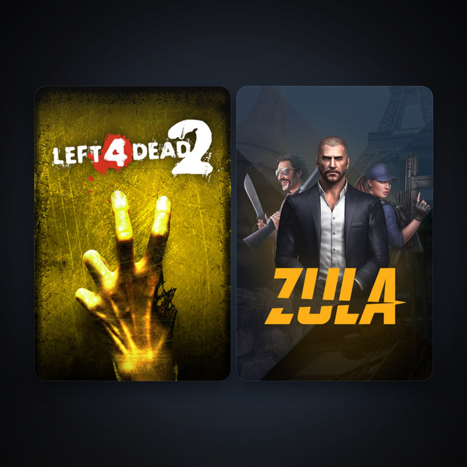 Left 4 Dead 2 + Zula Türkiye, 9 games, clean — HabibiAccounts