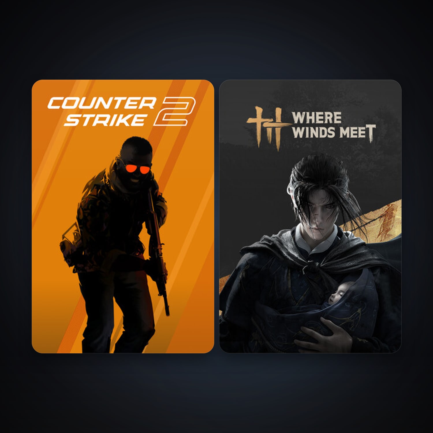 CS2 Prime + Where Winds Meet, 2 games, clean — HabibiAccounts