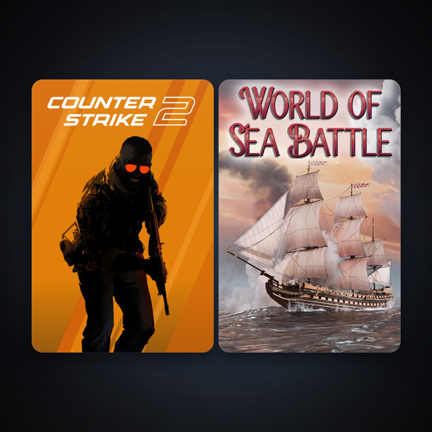CS2 Prime + World of Sea Battle, 5 games, clean — HabibiAccounts