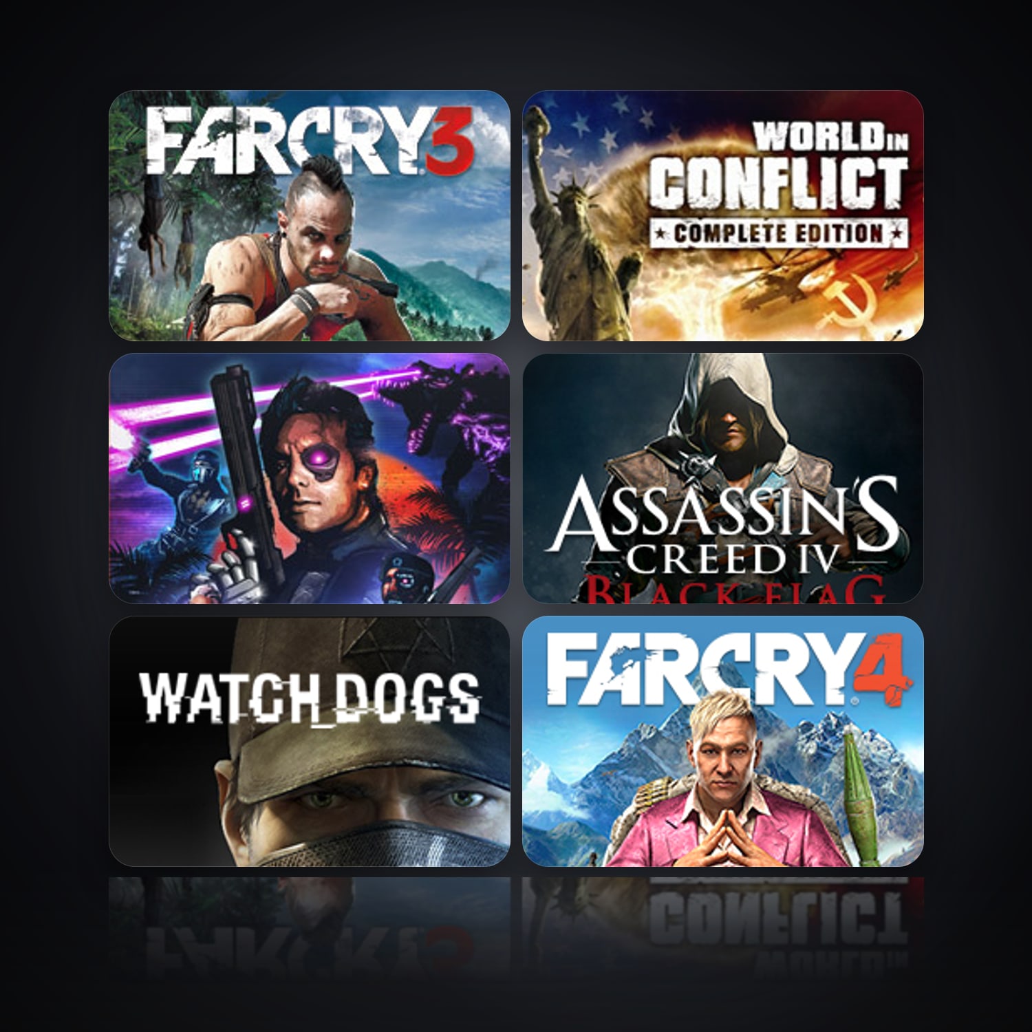 Far Cry 3 Deluxe Edition & World In Conflict | 18 Games — HabibiAccounts