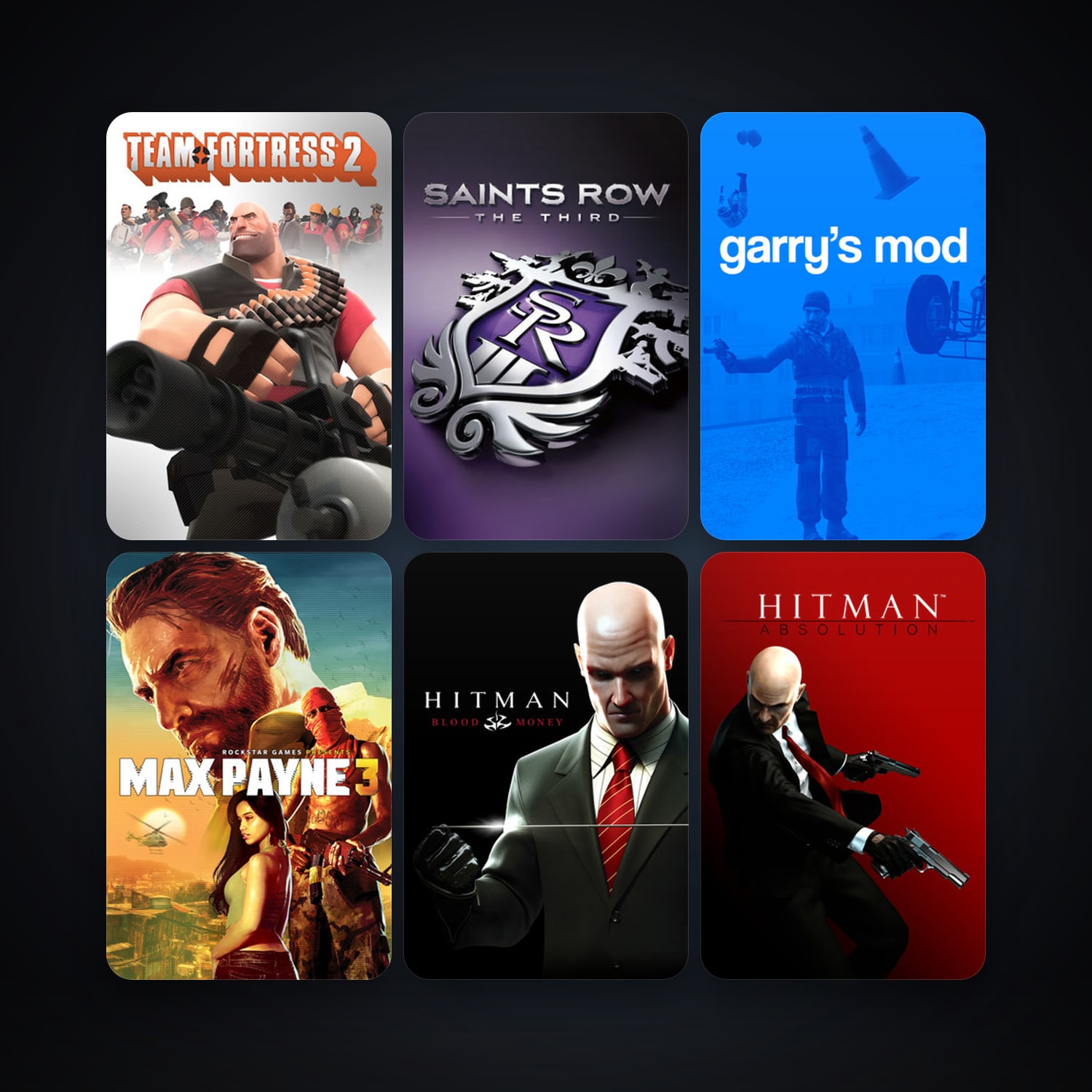Half-Life 2 + Team Fortress 2, 29 games, clean — HabibiAccounts