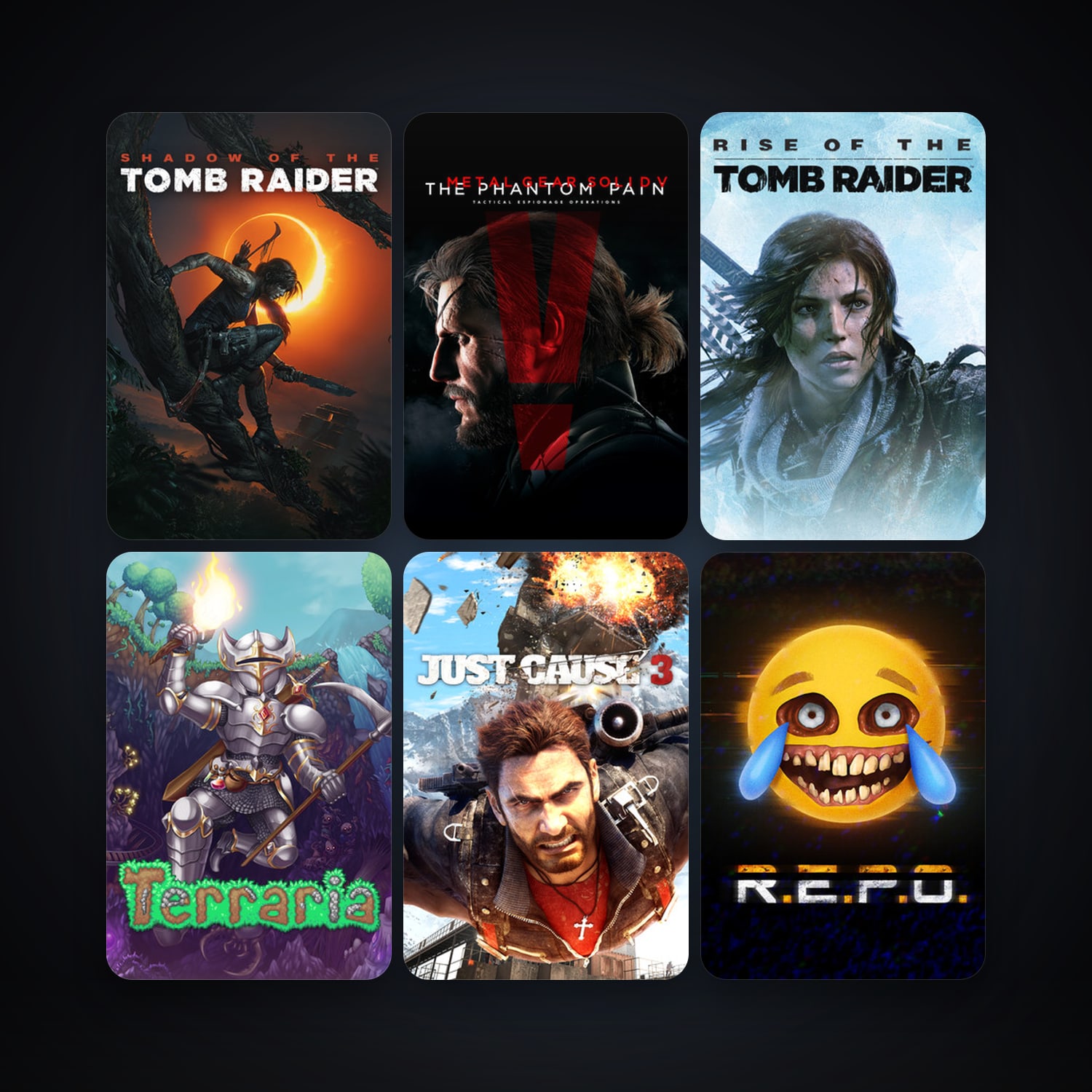 Terraria + Tomb Raider, 34 games, clean — HabibiAccounts