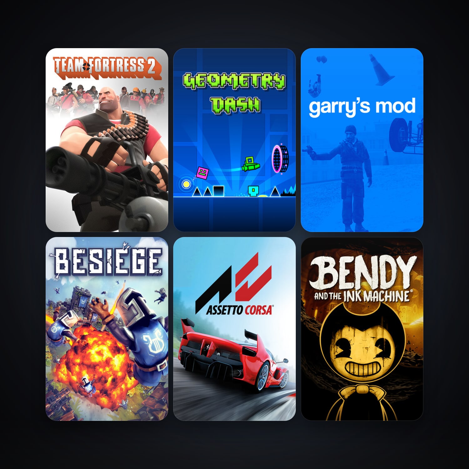 Team Fortress 2 + Garry's Mod, 19 games, clean — HabibiAccounts