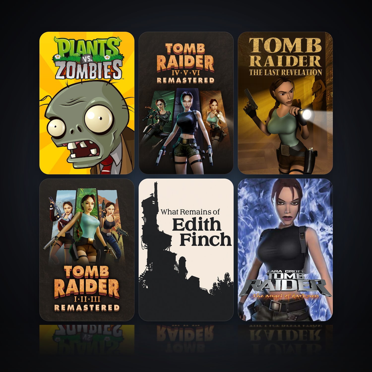 Plants vs. Zombies GOTY Edition & Tomb Raider IV-VI Remastered | 17 Games | Clean — HabibiAccounts