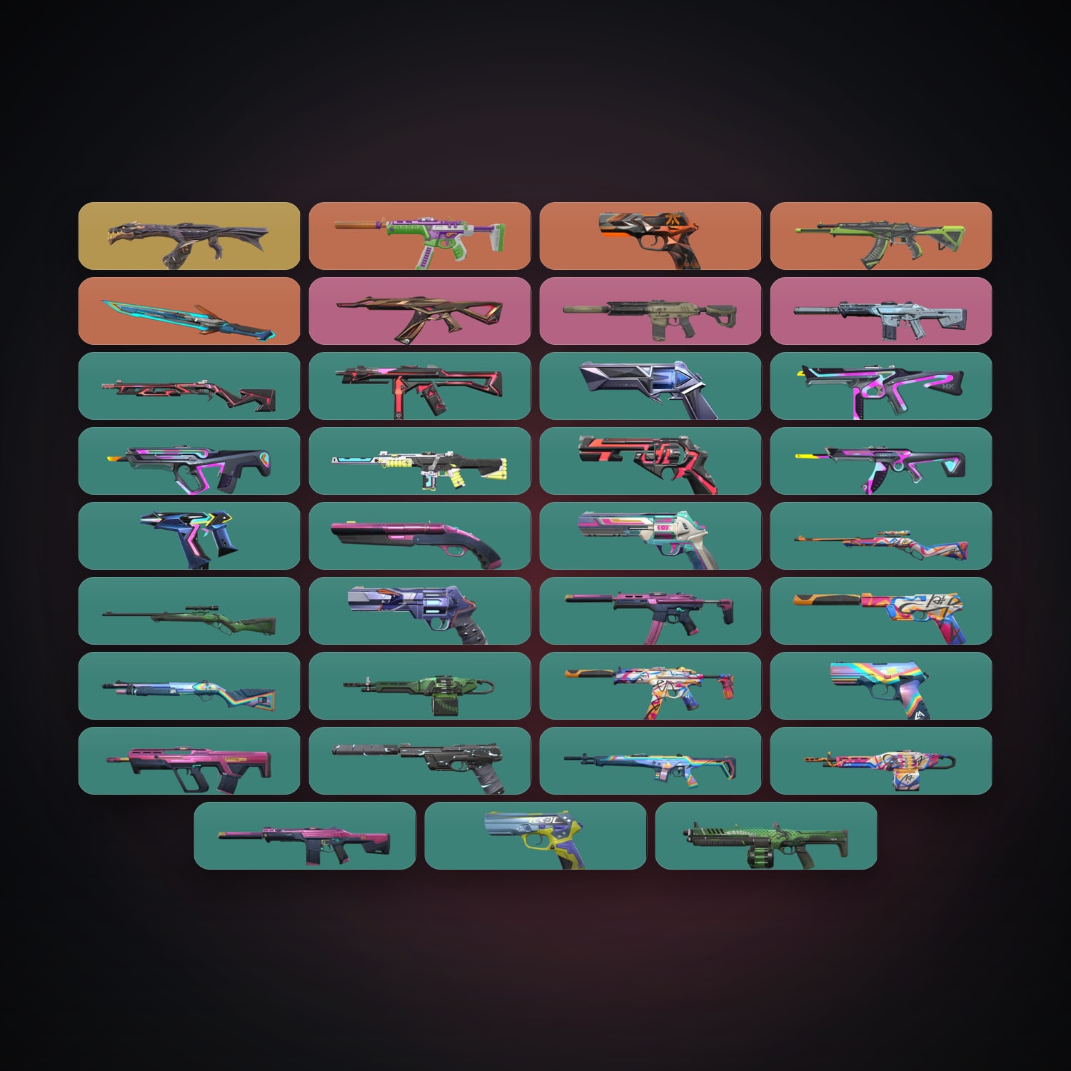 AP Plat 3 locker — 1 knives, 35 skins, lvl 150 — HabibiAccounts