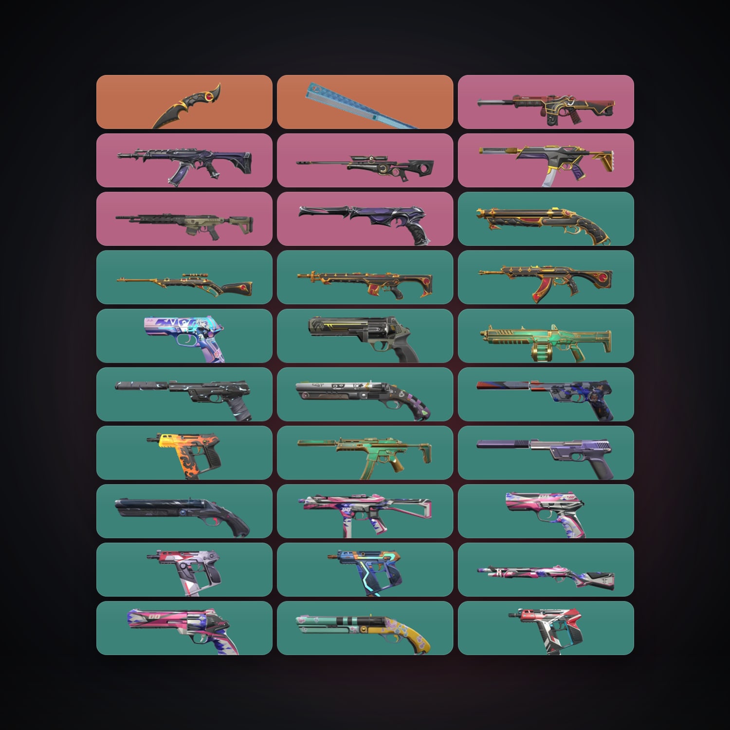 AP Silver 1 locker — 2 knives, 38 skins, lvl 205 — HabibiAccounts