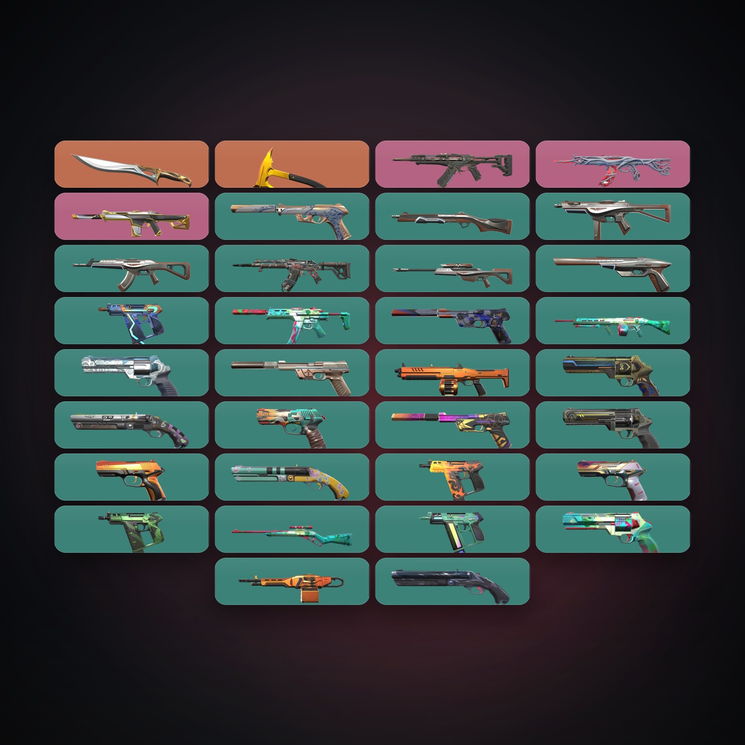 AP Gold 2 locker — 2 knives, 34 skins, lvl 270 — HabibiAccounts