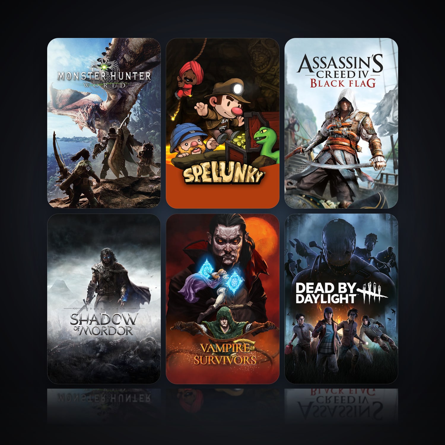 MONSTER HUNTER: WORLD & Spelunky | 13 Games | Clean — HabibiAccounts