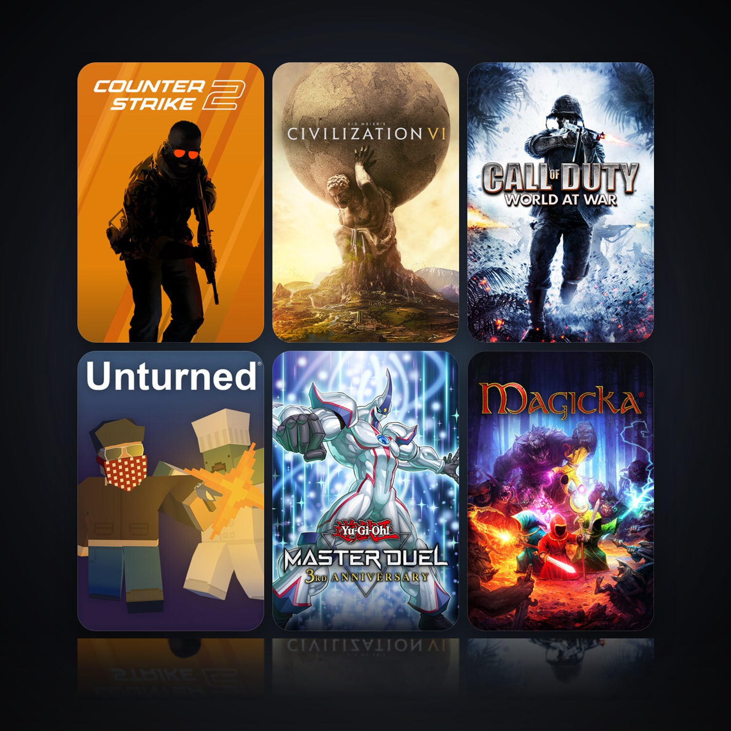 CS2 Prime & Sid Meier's Civilization VI | 18 Games | Clean — HabibiAccounts